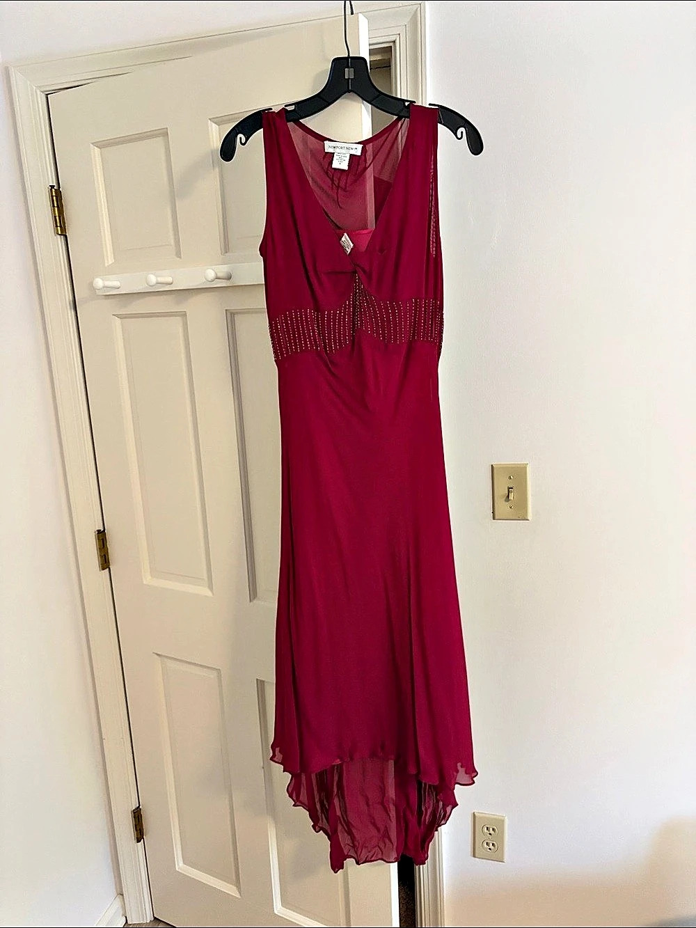 Max Studio Maxi Dress in Burgundy Like New